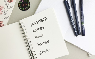 [101] Best Tips for lettering your monthly cover