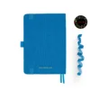 A5 dot grid notebook with seahorse design and elastic band