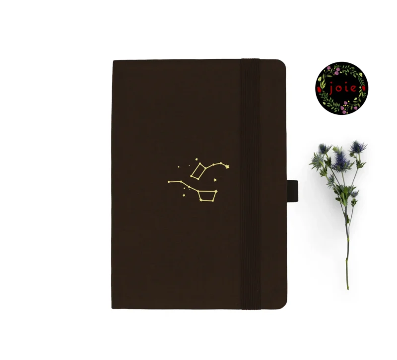 A5 dot grid notebook with Big Dipper illustration on cover