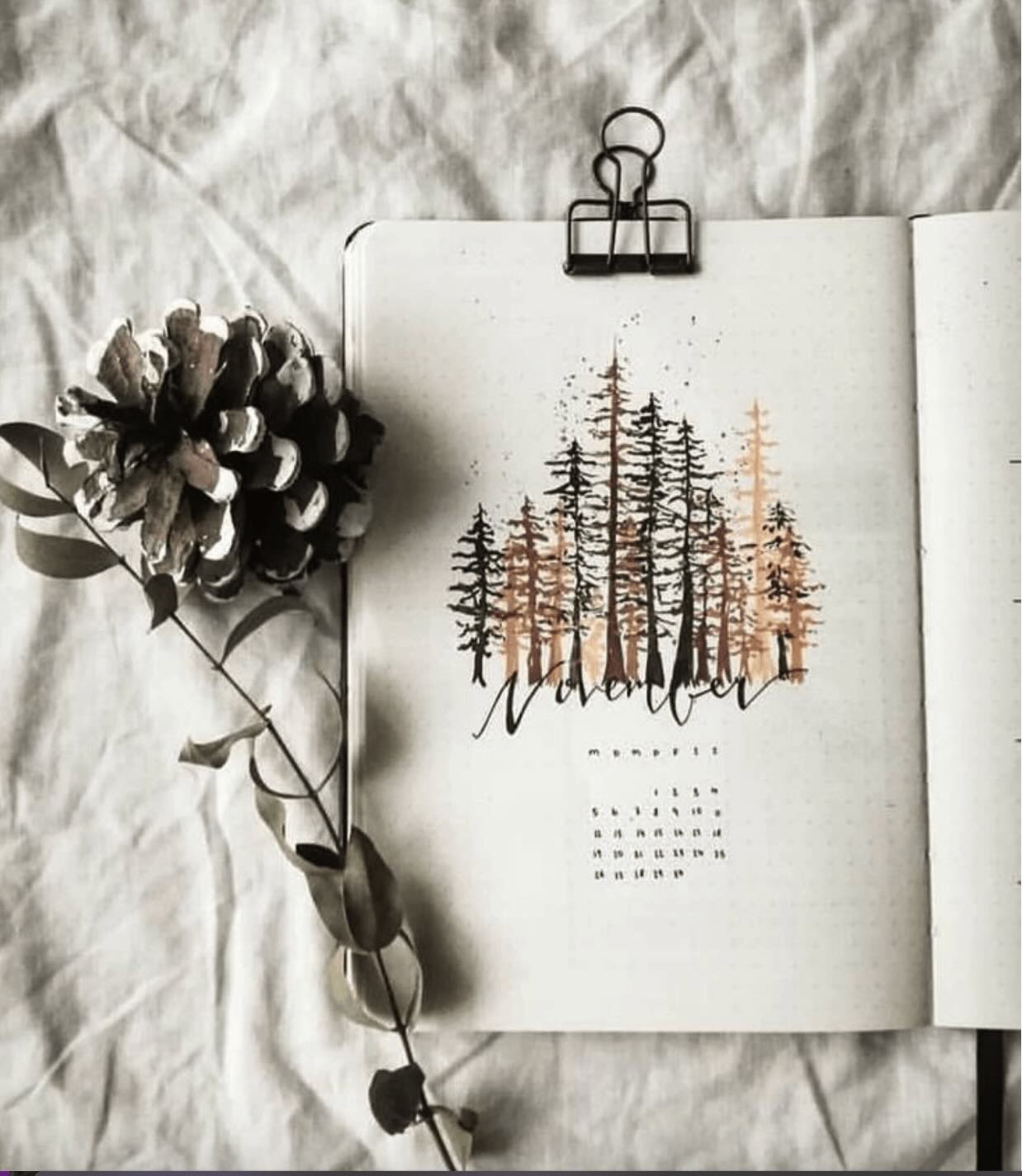10 November covers for Bullet Journal