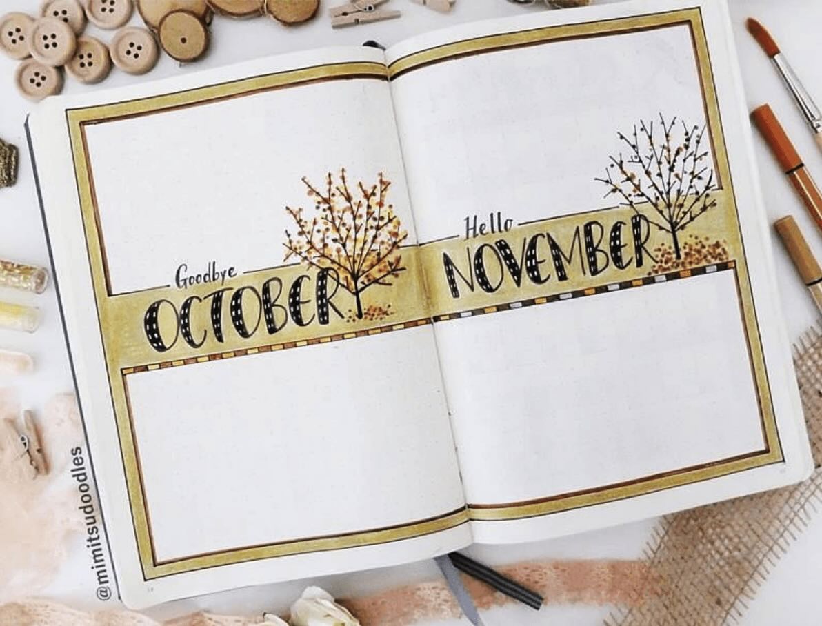 10 November covers for Bullet Journal