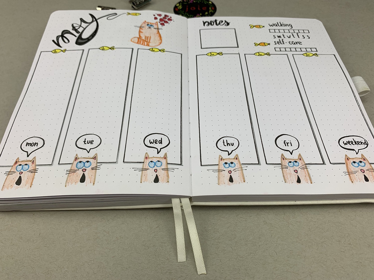 See How Easily You Can Draw A Cat In Your Bujo