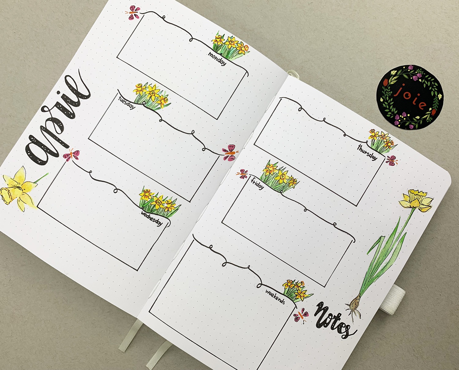 What everybody ought to know about easy Daffodil drawing in your bullet journal