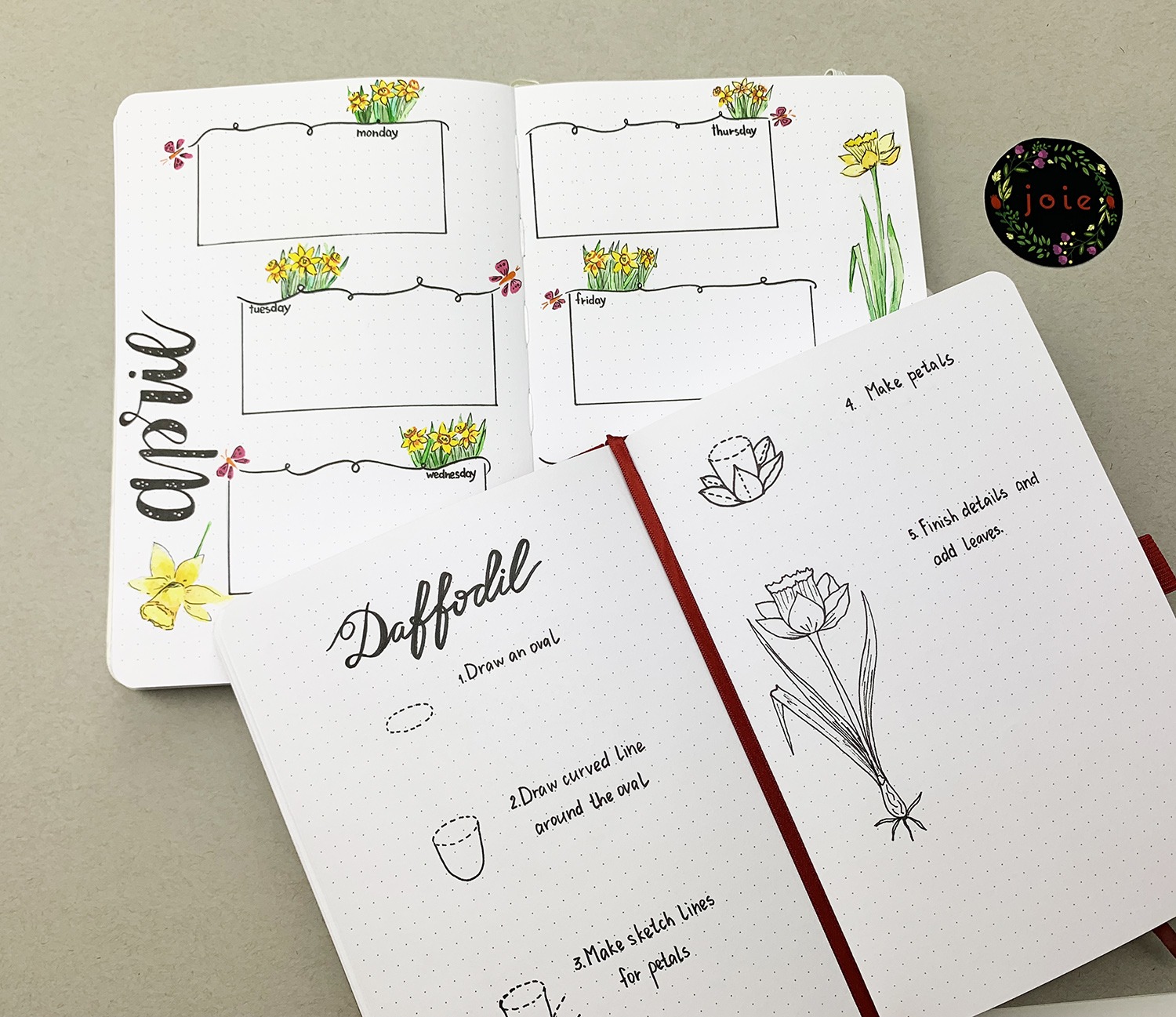 What everybody ought to know about easy Daffodil drawing in your bullet journal