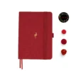A5 dot grid notebook with flamingo design and pen