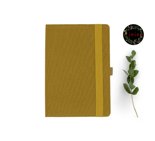 A5 Mustard Dot Grid Notebook