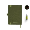 A5 dot grid notebook with an earth elements design on the cover
