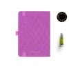 A5 dot grid notebook with unicorn illustration and elastic band