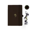 Poppy A5 Dot Grid Notebook with floral design and accessories