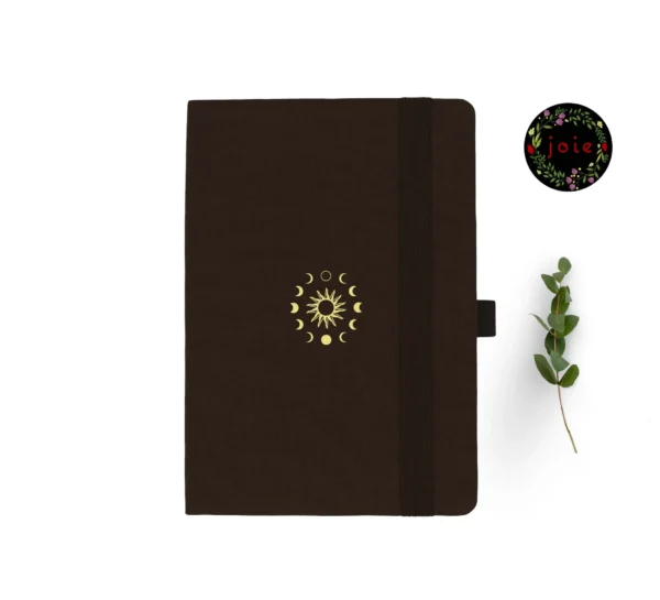 Sun and Moon A5 Dot Grid Notebook